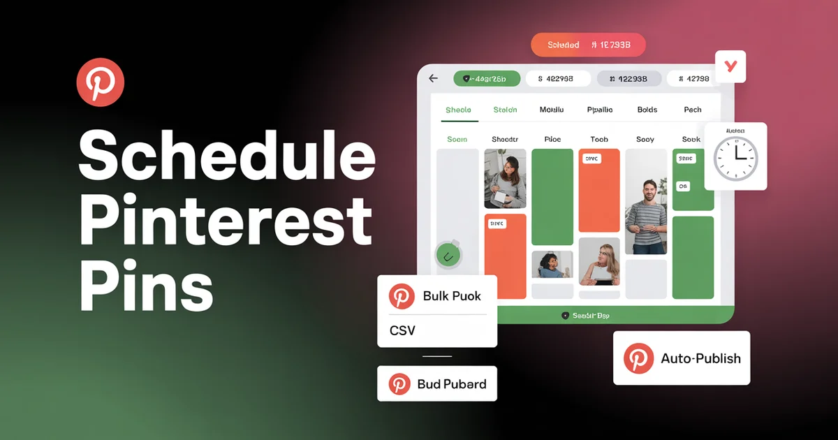 How to Schedule Pinterest Pins in 2026 (3 Methods)