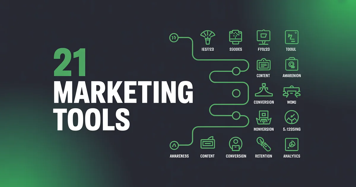 21 Best Marketing Tools in 2026 (Tested for Every Stage)