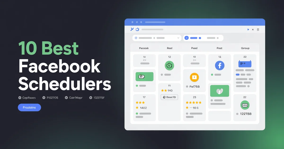 10 Best Facebook Schedulers in 2026 (I Tested Them All)