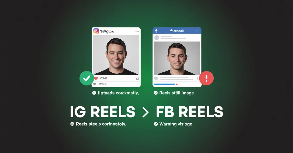 How to Cross-Post Instagram Reels to Facebook Reels (2026)