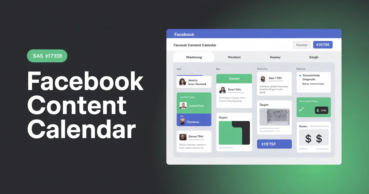 Facebook Content Calendar Template: A Free Framework You Can Steal