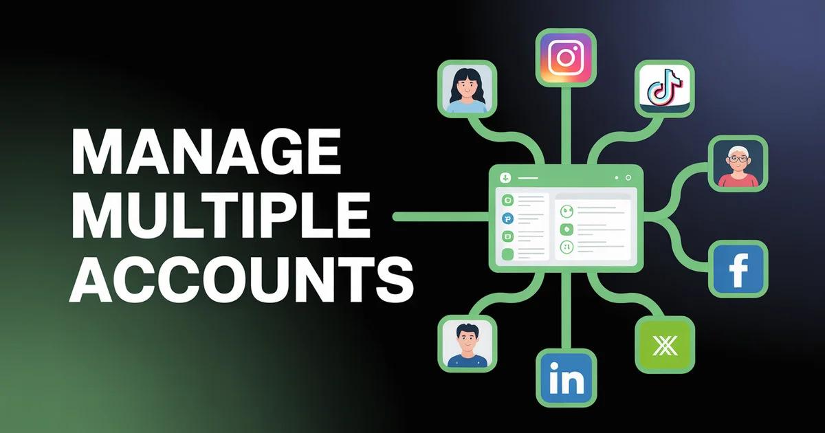 How to Manage Multiple Social Media Accounts (Without the Chaos)