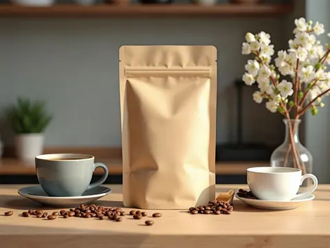 LinkedIn preview: the new spring coffee blend on a cafe counter