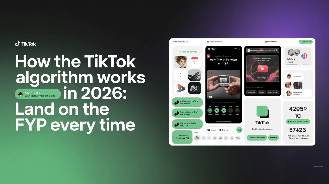TikTok content creation showing video editing tools and engagement optimization features